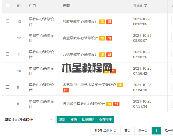 PbootCMS后臺列表里明只有一篇文章,但是前端卻顯示了兩